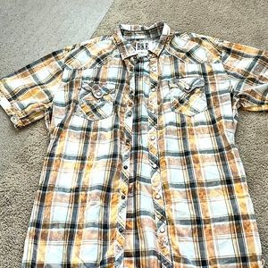 Men’s BKE short sleeve button down